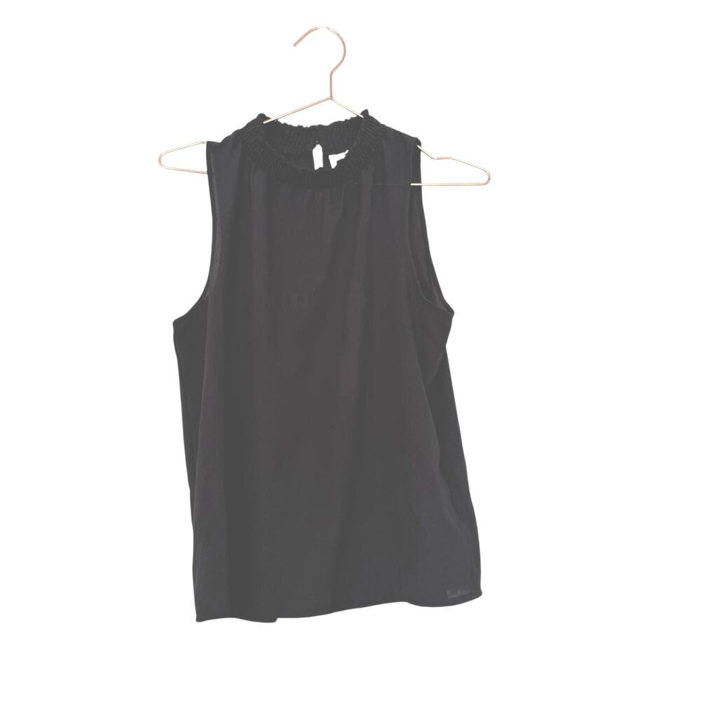 Paper Crane Black Sleeveless Blouse